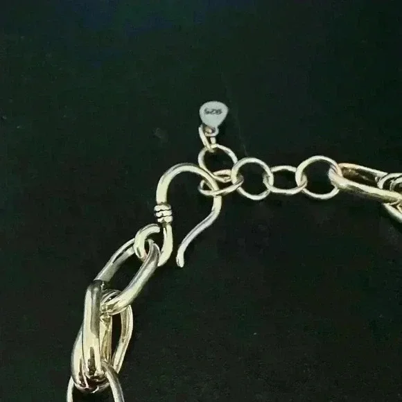 Chunky heart charm bracelet with smile charm 💞 - Picture 2 of 3